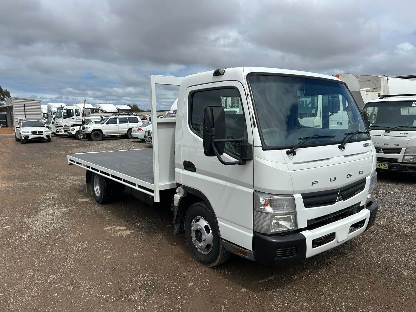 White Tray Truck