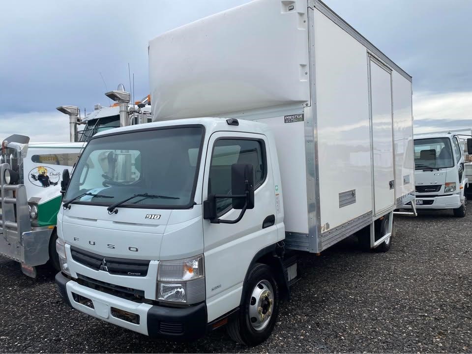 White Pantech Truck